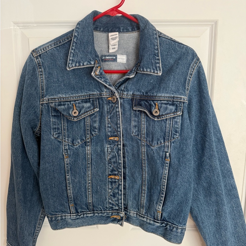 Vintage 90s Lizwear Blue Denim Jacket Medium